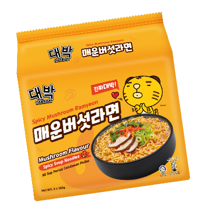 Spicy Mushroom Ramyeon Outer Pack v080422