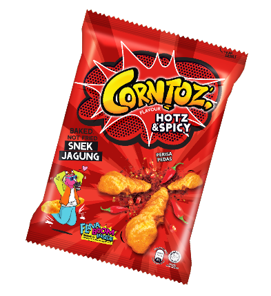 Corntoz HOT & Spicy_100g_3D